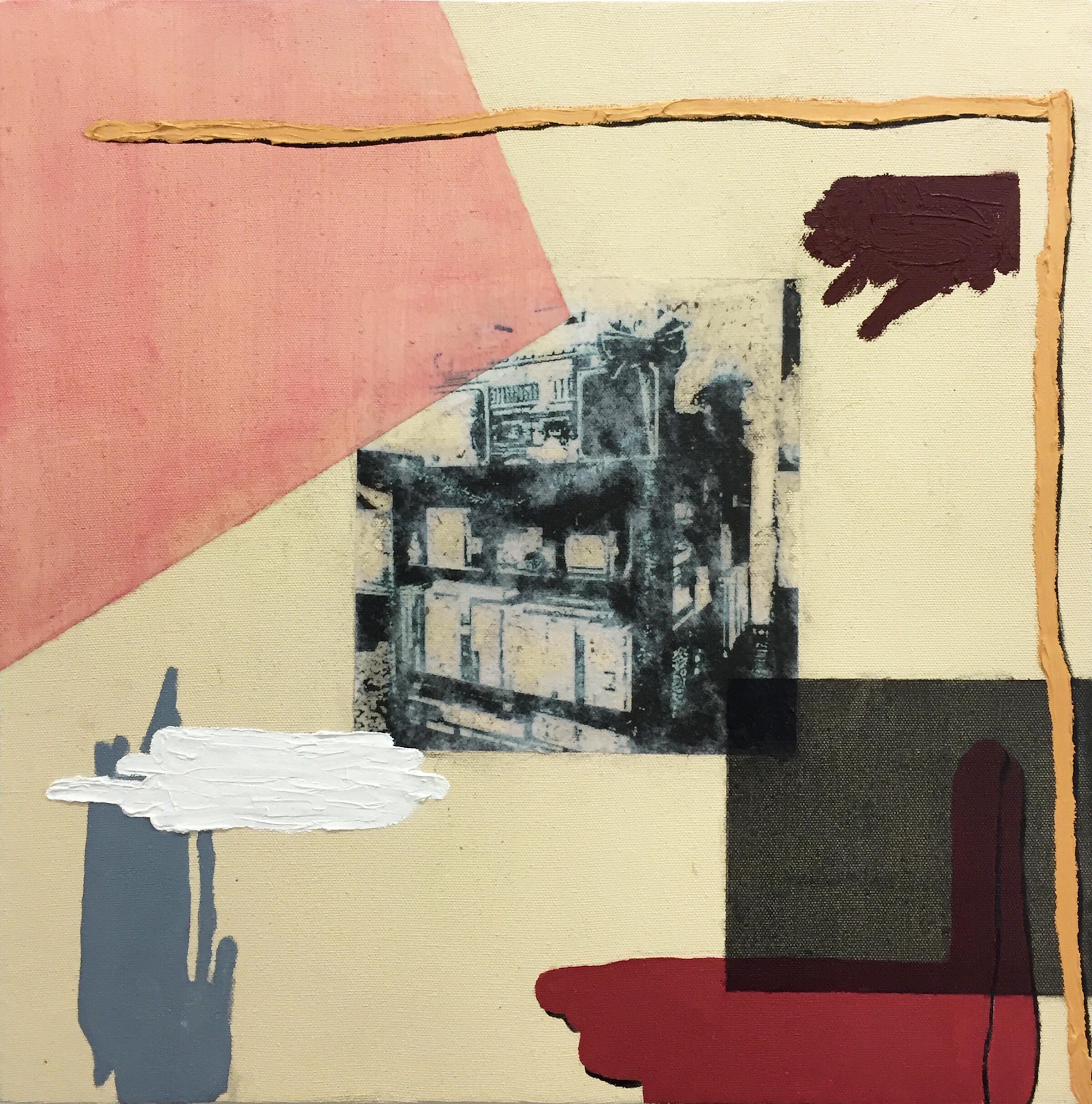 Reflection abstract painting