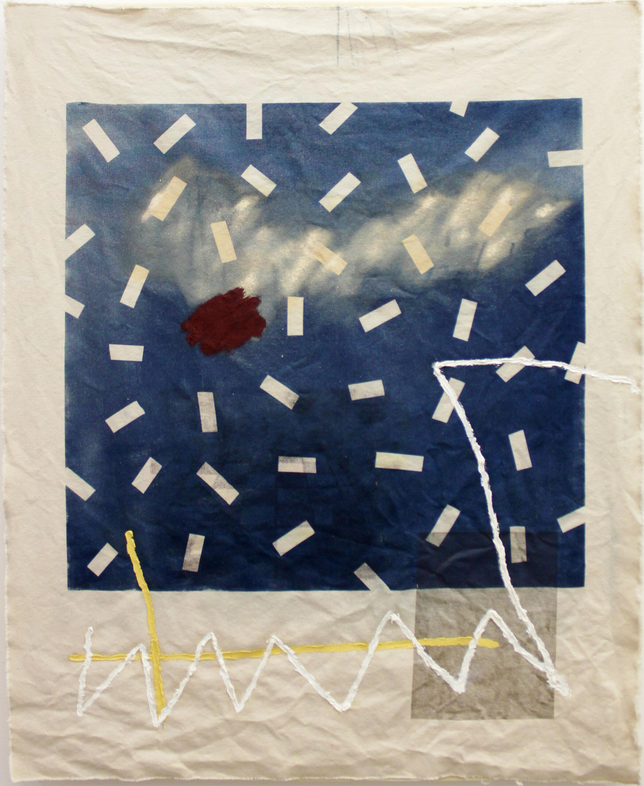 Reflection abstract painting